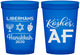 Custom Hanukkah 16 oz Translucent Cups - Menorah Dreidel | 270024