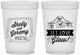 Custom Wedding 16 oz Translucent Cups - Let Love Glow | 273