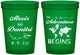 Custom Wedding 16 oz Translucent Cups - The Adventure Begins | 276