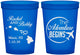 Custom Wedding 16 oz Translucent Cups - The Adventure Begins | 278