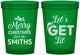 Custom Christmas 16 oz Translucent Cups - Lets Get Lit | 280001