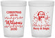 Custom Christmas 16 oz Translucent Cups - Snowman | 280002