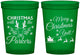 Custom Christmas 16 oz Translucent Cups - Reindeer | 280005
