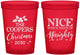 Custom Christmas 16 oz Translucent Cups - Naughty Or Nice | 280008