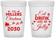 Custom Christmas 16 oz Translucent Cups - Eat Drink And Be Jolly | 280010