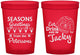 Custom Christmas 16 oz Translucent Cups - Eat Drink Be Jacky | 280016