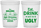 Custom Christmas 16 oz Translucent Cups - Ugly Sweater | 280023