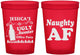 Custom Christmas 16 oz Translucent Cups - Eat Drink Be Ugly | 280024