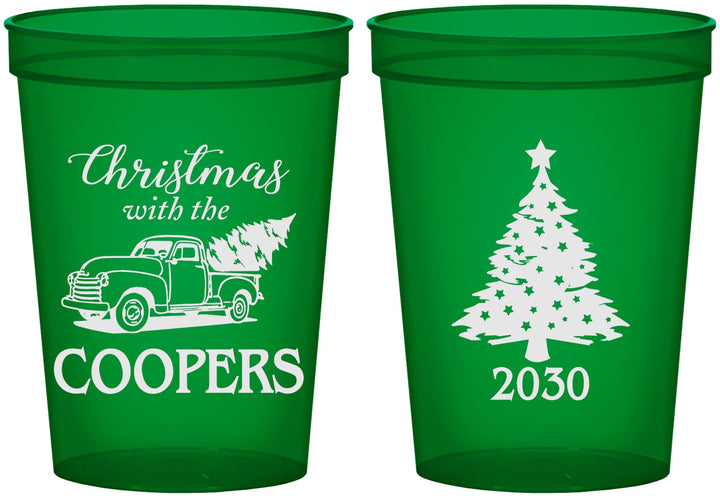 Custom Christmas 16 oz Translucent Cups - Naughty Af | 280025