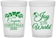 Custom Christmas 16 oz Translucent Cups - Joy To The World | 280035