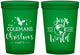 Custom Christmas 16 oz Translucent Cups - Joy To The World | 280045