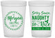 Custom Christmas 16 oz Translucent Cups - Naughty Or Nice | 280047