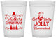 Custom Christmas 16 oz Translucent Cups - Let Is Snow | 280050
