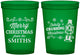 Custom Christmas 16 oz Translucent Cups - Snowflakes | 280053
