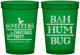 Custom Christmas 16 oz Translucent Cups - Bah Hum Bug | 280057