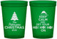 Custom Christmas 16 oz Translucent Cups - Ho Ho Ho | 280061