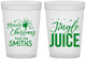 Custom Christmas 16 oz Translucent Cups - Jingle Juice | 280067