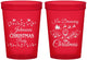 Custom Christmas 16 oz Translucent Cups - Wine | 280068