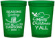 Custom Christmas 16 oz Translucent Cups - Texas | 280077