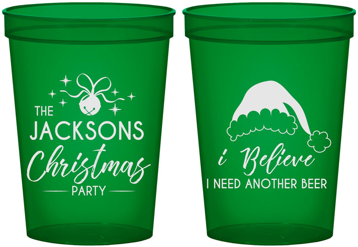 Custom Christmas 16 oz Translucent Cups - Santa Claus | 280085