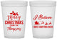 Custom Christmas 16 oz Translucent Cups - Santa Claus | 280086
