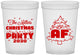 Custom Christmas 16 oz Translucent Cups - Lit Af | 280090