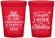 Custom Christmas 16 oz Translucent Cups - Mistletoe | 280092