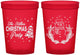 Custom Christmas 16 oz Translucent Cups - Snowman | 280096