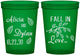 Custom Wedding 16 oz Translucent Cups - Fall In Love | 283
