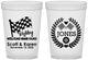 Custom Wedding 16 oz Translucent Cups - Racing | 289