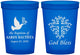 Custom Baptism 16 oz Translucent Cups - God Bless | 290007
