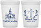 Custom Baptism 16 oz Translucent Cups - Blessed Day | 290009