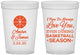 Custom Wedding 16 oz Translucent Cups - Basketball | 304