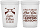 Custom Wedding 16 oz Translucent Cups - Hunting | 308