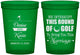 Custom Wedding 16 oz Translucent Cups - We Interrupt Golf | 309