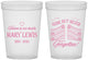 Custom Memorial 16 oz Translucent Cups - Gone But Never Forgotten | 310001