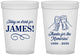 Custom Memorial 16 oz Translucent Cups - Thanks For The Memories | 310011