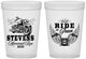 Custom Memorial 16 oz Translucent Cups - Ride In Peace | 310015