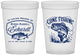 Custom Memorial 16 oz Translucent Cups - Gone Fishing | 310022