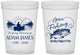 Custom Memorial 16 oz Translucent Cups - Gone Fishing | 310024
