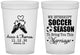 Custom Wedding 16 oz Translucent Cups - We Interrupt Soccer | 311