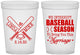 Custom Wedding 16 oz Translucent Cups - We Interrupt Baseball | 313