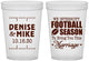 Custom Wedding 16 oz Translucent Cups - We Interrupt Football | 314