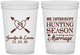 Custom Wedding 16 oz Translucent Cups - We Interrupt Season | 318