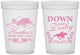 Custom Derby Day 16 oz Translucent Cups - Down And Derby | 320001