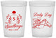 Custom Derby Day 16 oz Translucent Cups - Horses | 320007