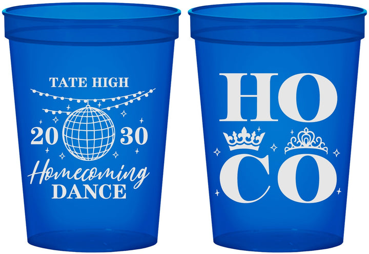 Custom Homecoming 16 oz Translucent Cups - Hoco Dance | 330016