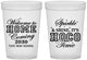 Custom Homecoming 16 oz Translucent Cups - Sparkle Shine Hoco Time | 330017