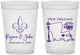 Custom Wedding 16 oz Translucent Cups - New Orleans | 334