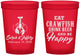 Custom Wedding 16 oz Translucent Cups - Crawfish Boil | 335